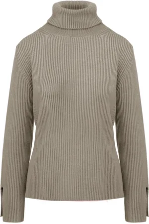 Bomboogie Strik, Dame, , M, Uld, Ribbet uld turtleneck vinter essentiel
