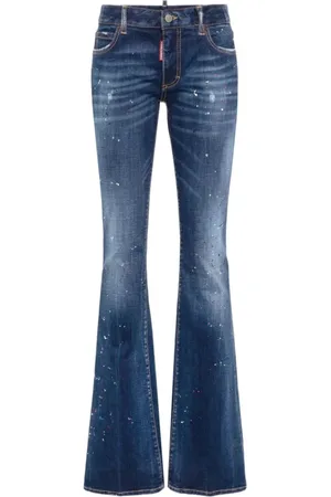 Dsquared2 Jeans, Dame, Blå, M, Denim, Flare Twiggy Jeans