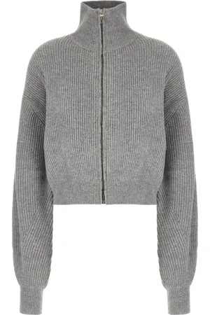 Sportmax Strik, Dame, Grå, M, Uld, Cardigan