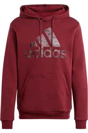 adidas Sweathshirts & Hoodies, Herre, Rød, S, Bomuld, Essentials Hættetrøje