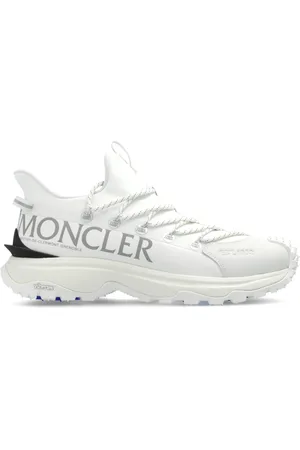 Moncler Sko, Herre, Hvid, 42 EU, Polyester, Trailgrip Lite2 Sneakers