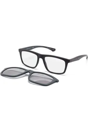 Emporio Armani Tilbehør, Herre, Sort, 55 MM, Solbriller