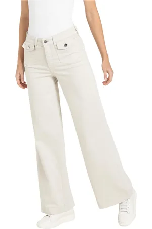 Mac Jeans, Dame, , 2XL, Bomuld, Vidde Ben Elfenben Bukser Dream 5442/00