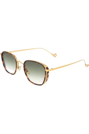 Eyepetizer Tilbehør, unisex, Brun, 50 MM, Elegant Firkantet Solbriller Honore Model