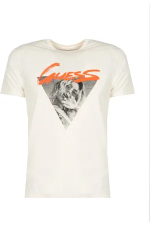 Guess Top, Herre, , XS, Bomuld, Fitted Rundhalset T-shirt