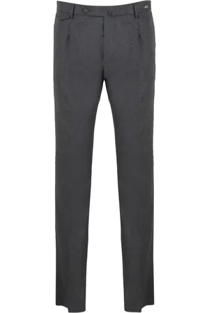TAGLIATORE Bukser, Herre, Grå, 3XL, Uld, Custom Flannel Bukser