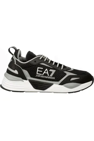 EA7 Sko, Herre, Sort, 40 EU, Ace Runner Mesh Sneakers