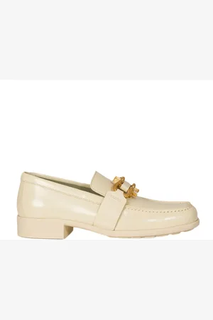Bottega Veneta Sko, Dame, , 36 EU, Uld, Læder Loafers med Guld-tone Hardware