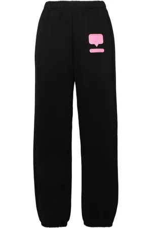 Chiara Ferragni Bukser, Dame, Sort, XS, Sweatpants med Silicon Eyelike Logo