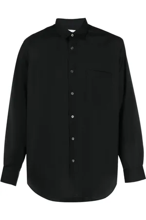 Comme des Garçons Skjorte, Herre, Sort, XL, Uld, Shirt Forever