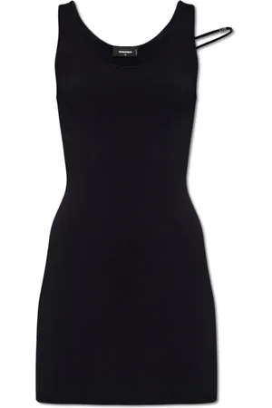 Dsquared2 Kjole, Dame, Sort, S, Nylon, Kort Kjole