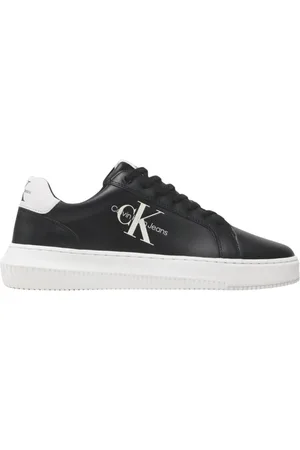 Calvin Klein Sko, Herre, Sort, 41 EU, Læder, Chunky Cupsole Sneakers