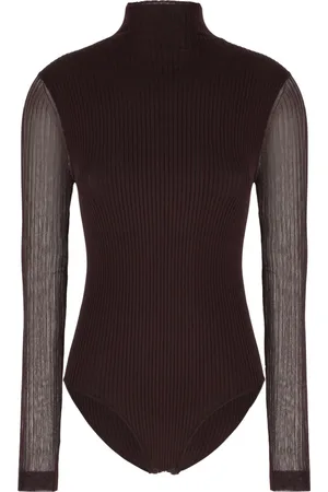 Fendi Top, Dame, Lilla, M, Uld, Maglieria Body Top