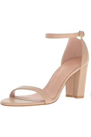 Stuart Weitzman Sko, Dame, , 39 EU, Block Hæl Minimalistiske Sandaler