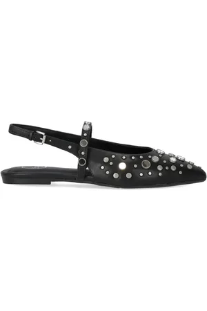 Ash Sko, Dame, Sort, 39 EU, Læder, Sort Slingback Ballet Flat Sko