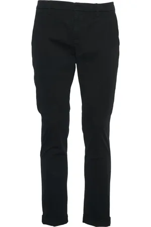 Dondup Bukser, Herre, Sort, W36, Uld, Elegante sorte chinos bukser