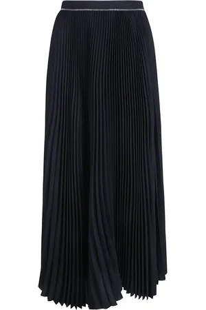Fabiana Filippi Nederdel, Dame, Sort, 2XS, Polyester, Plisseret nederdel