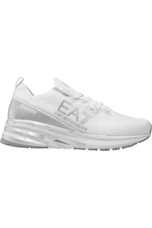 EA7 Sko, Herre, Hvid, 37 EU, Uld, Syntetiske Sneakers