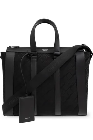 Salvatore Ferragamo Taske, Herre, Sort, ONE SIZE, Uld, Briefcase med skulderrem