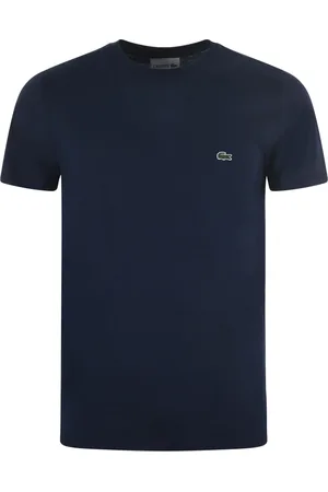 Lacoste Top, Herre, Blå, M, Bomuld, Herre Bomuldstop Kollektion