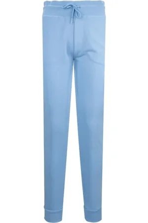 Colmar Bukser, Dame, Blå, XS, Bomuld, Elastiske ribstrikkede joggingbukser