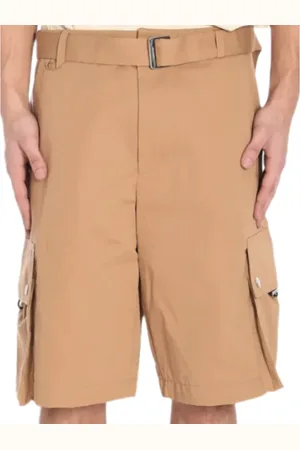 Jacquemus Shorts, Herre, Brun, L, Bomuld, Cargo Bermuda Shorts