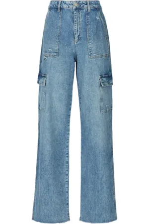 Chiara Ferragni Jeans, Dame, Blå, 3XS, Denim, Wide Jeans