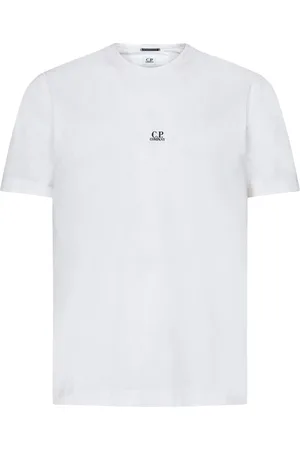 C.P. Company Top, Herre, Hvid, L, Bomuld, Short Sleeve T-Shirt