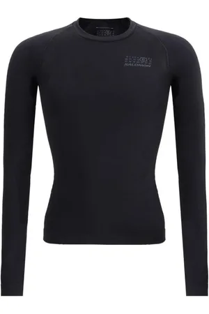 Maison Margiela Top, Herre, Sort, S, Langærmet termisk trøje