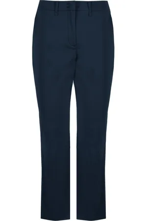 Bomboogie Bukser, Dame, Blå, XS, Bomuld, Regular Fit Chino Bukser