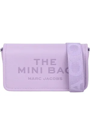 Marc Jacobs Taske, Dame, Lilla, ONE SIZE, Læder, Læder Mini Taske med Kortlommer