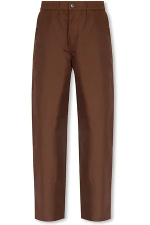 Salvatore Ferragamo Bukser, Herre, Brun, M, Bomuld, Straight Leg Bukser