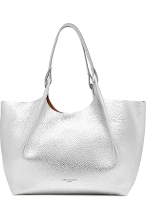 Gianni chiarini Taske, Dame, Grå, ONE SIZE, Uld, Sølv Læder Skuldertaske