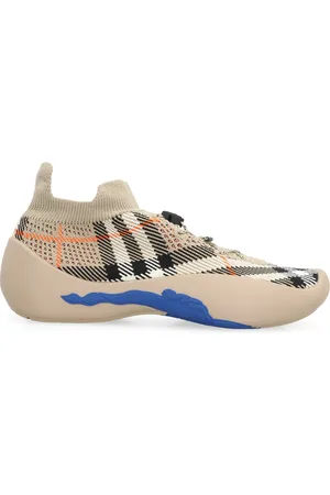 Burberry Sko, Dame, , 37 EU, Polyester, Strikkede slip-on sneakers med snørelukning