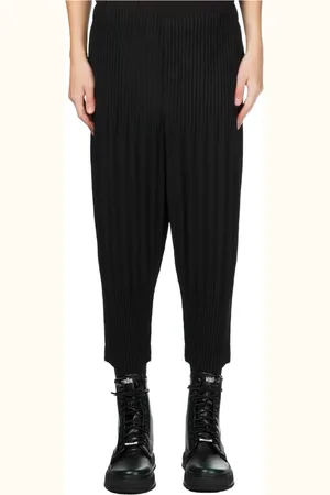 Issey Miyake Bukser, Herre, Sort, L, Polyester, Sorte Ballonbukser