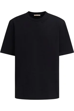 Marni Top, Herre, Sort, M, Bomuld, Crew Neck T-shirt