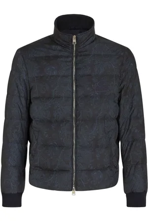 Etro Jakke, Herre, Blå, 2XL, Uld, Vinter Sportstøjsjakke