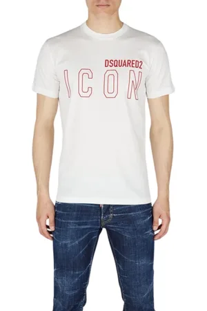 Dsquared2 Top, Herre, Hvid, XS, Bomuld, Iconic T-Shirt