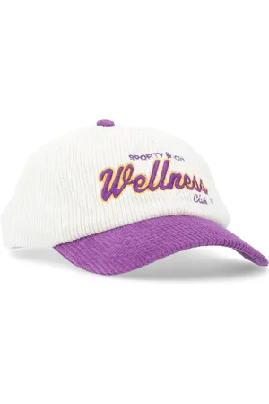 Sporty & Rich Tilbehør, unisex, Hvid, ONE SIZE, Bomuld, Corduroy Hat