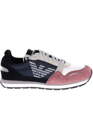 Emporio Armani Sko, Herre, Flerfarvet, 41 EU, Læder, Sneakers