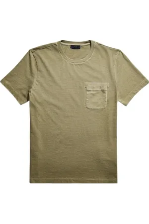 FAY Top, Herre, Grøn, 2XL, Bomuld, Bomulds T-shirt