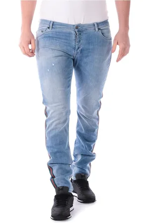 D.A. Daniele Alessandrini Jeans, Herre, Blå, W32, Bomuld, Jeans