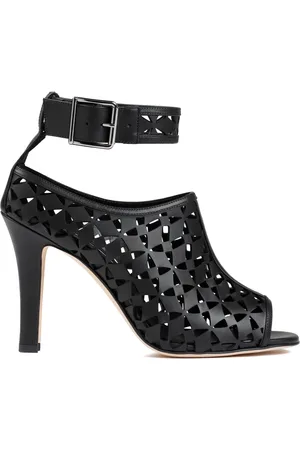 Manolo Blahnik Sko, Dame, Sort, 37 EU, Tingah 105 Yoth kalveskindssandaler