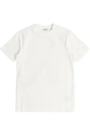 Burberry Top, Herre, Hvid, L, Bomuld, Fox bomulds T-shirt med håndtegnet motiv