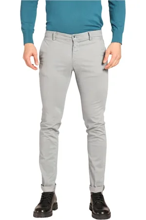 Masons Bukser, Herre, Grå, 3XL, Tyl, Milano Style Chino Bukser Extra Slim Fit