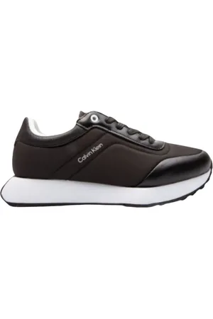 Calvin Klein Sko, Herre, Sort, 42 EU, Low Top Snøresko med Polstring