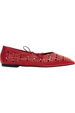 ALOHAS Sko, Dame, Rød, 40 EU, Læder, Sway Slit Rød Læder Ballet Flats