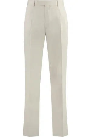 Ermenegildo Zegna Bukser, Herre, , M, Bomuld, Cotton Chino Bukser med Baglommer