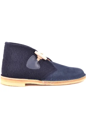 Clarks Sko, Herre, Blå, 37 EU, Læder, Snørestøvler