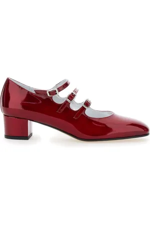 Carel Sko, Dame, Rød, 40 EU, Læder, Kina24 Røde Reflex Pumps